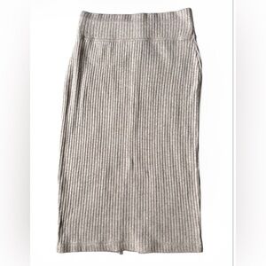 LOFT Ribbed Sweater Pencil Skirt